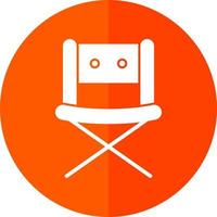 conception d'icône de vecteur de chaise de directeurs