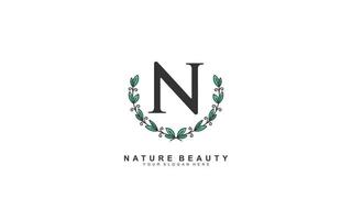 n beauté floral logo conception inspiration. vecteur lettre mariage modèle conception pour marque.