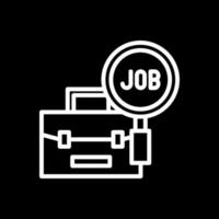conception d'icône de vecteur de recherche d'emploi