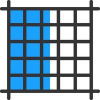 conception d'icône vectorielle de mise en page carrée vecteur