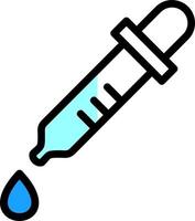 conception d'icône vecteur compte-gouttes