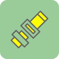 conception d'icône de vecteur de ceinture de sécurité