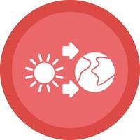 conception d'icône de vecteur d'énergie thermique