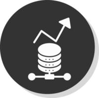 conception d'icônes vectorielles d'analyse de données vecteur