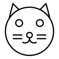 style d'icône de chat vecteur