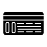 style d'icône de carte de crédit vecteur