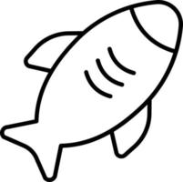 poisson icône style vecteur