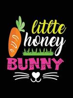 Pâques journée typographie Oeuf caractères T-shirt conception vacances salutation mignonne lapin vecteur art