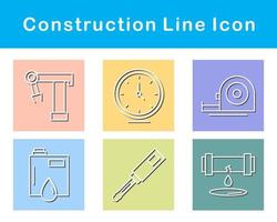 jeu d'icônes vectorielles de construction vecteur