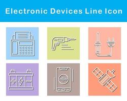 électronique dispositifs vecteur icône ensemble