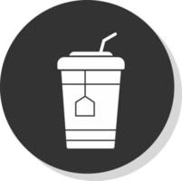 conception d'icône de vecteur de thé glacé