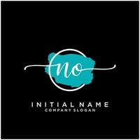 initiale non féminin logo collections modèle. écriture logo de initiale signature, mariage, mode, bijoux, boutique, floral et botanique avec Créatif modèle pour tout entreprise ou entreprise. vecteur