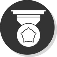 conception d'icône de vecteur de médaille d'or