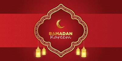 ramadan kareem salutation illustration islamique fond vecteur conception