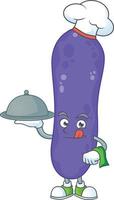 escherichia coli dessin animé personnage vecteur