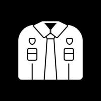 conception d'icône vectorielle uniforme de police vecteur