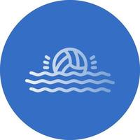 conception d'icône de vecteur de water-polo