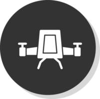 conception d'icône de vecteur de taxi aérien