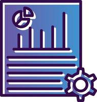 conception d'icône de vecteur de rapport