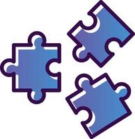 conception d'icône de vecteur de puzzle