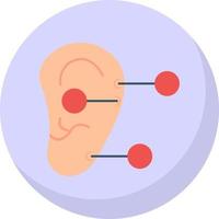 conception d'icône de vecteur de thérapie de l'oreille