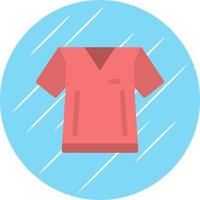 conception d'icône vectorielle de chemise à col en v vecteur