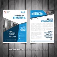 Conception de flyers de brochures commerciales vecteur