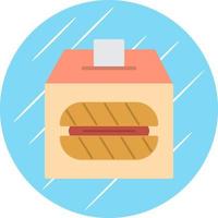 conception d'icône vectorielle de don de pain vecteur