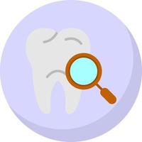 conception d'icône de vecteur de contrôle dentaire