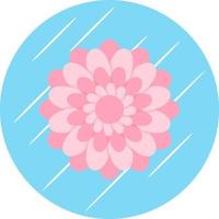 conception d'icône de vecteur de chrysanthème