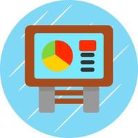 conception d'icône de vecteur de présentation de statistiques