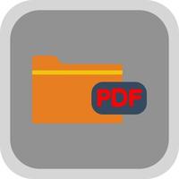 conception d'icône de vecteur de fichier pdf