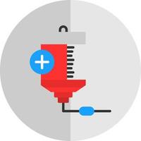 conception d'icône de vecteur de poche de sang