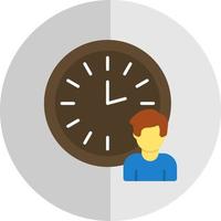 conception d'icônes vectorielles d'heures de travail vecteur