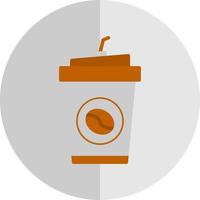 conception d'icône de vecteur de café à emporter