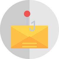 conception d'icône de vecteur de phishing par e-mail