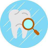 conception d'icône de vecteur de contrôle dentaire