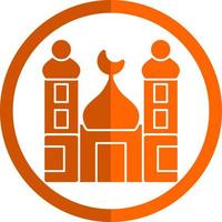 conception d'icône de vecteur de petite mosquée