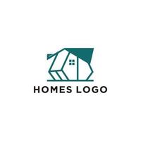 modèle d'icône de conception de logo de maison vecteur