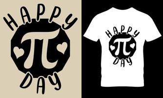 ensemble de conception de t-shirt pi day. tee-shirt pi. conception de t-shirt de mathématiques. graphiques vectoriels de jour pi vecteur