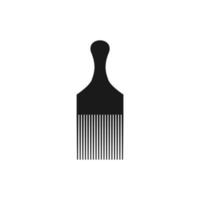 cheveux peigne plat conception vecteur illustration