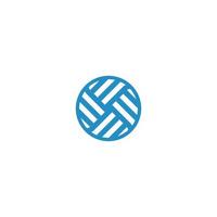 rond Facile icône logo pour textile vecteur