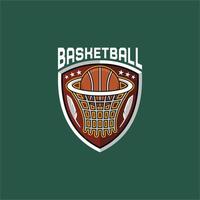 basketball sport emblème logo vecteur