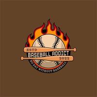 base-ball sport emblème logo vecteur