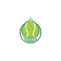 tennis sport emblème logo vecteur