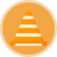 conception d'icône de vecteur de cône de trafic