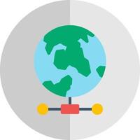 conception d'icône de vecteur de globe