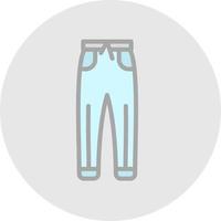 création d'icônes vectorielles de pantalons d'affaires vecteur