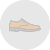 conception d'icône vectorielle de chaussures décontractées vecteur