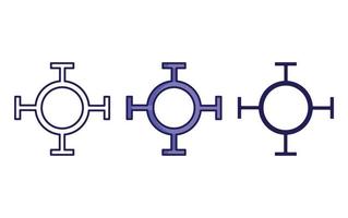 alchimie symbole icône vecteur
